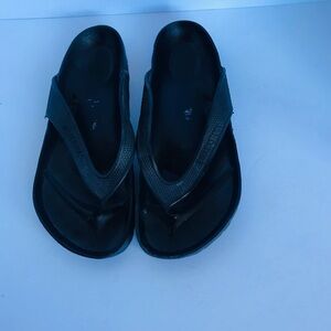 Birkenstock Black Flip Flops